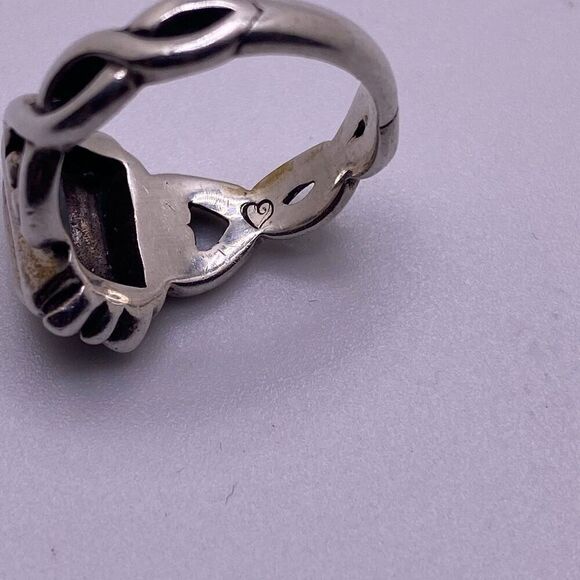 Brighton 925 Sterling Silver Rectangular Dome Ring - Picture 4 of 6